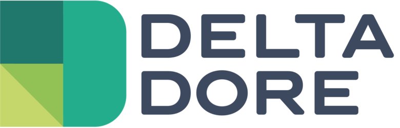 Logo Delta Dore – volet roulant domotique Paris